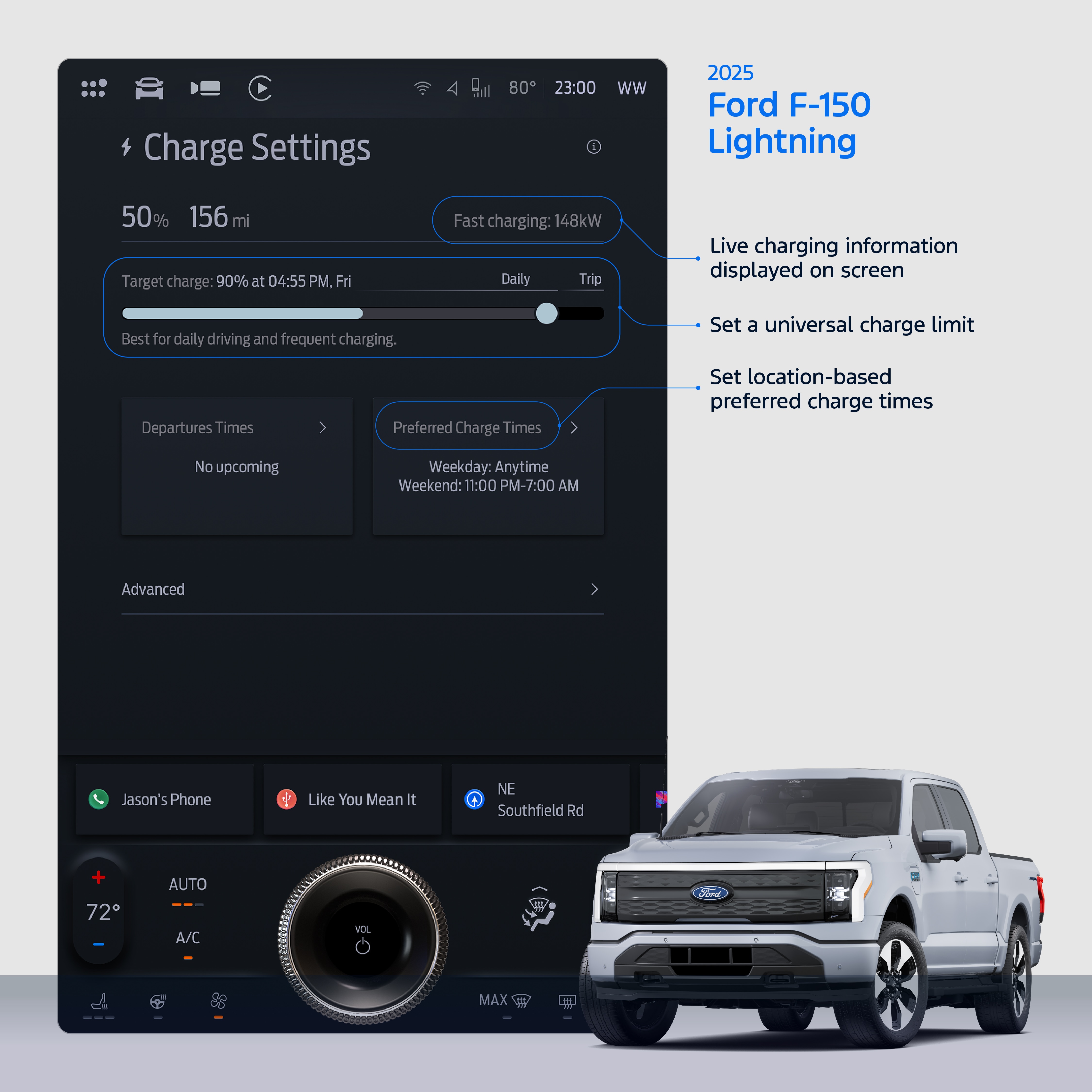 The improved charging experience with more functionality.